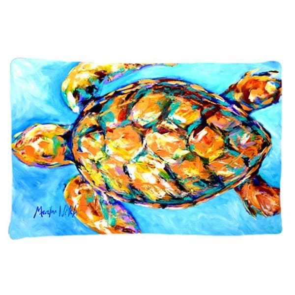 Carolines Treasures Carolines Treasures MW1150PILLOWCASE 20.5 x 30 in. Sand Dance Turtle Moisture Wicking Fabric Standard Pillow Case MW1150PILLOWCASE - main